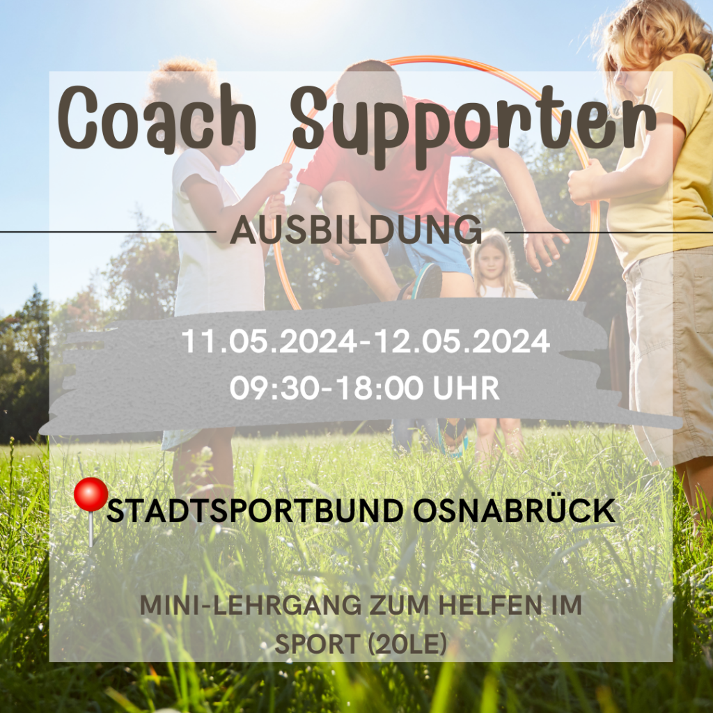 Coach Supporter Ausbildung