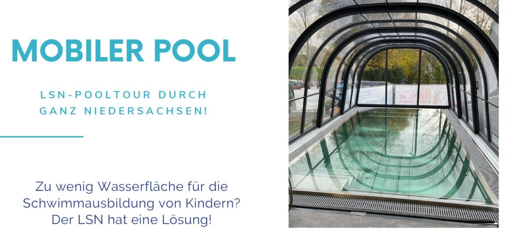 Mobiler Pool zum Schwimmenlernen