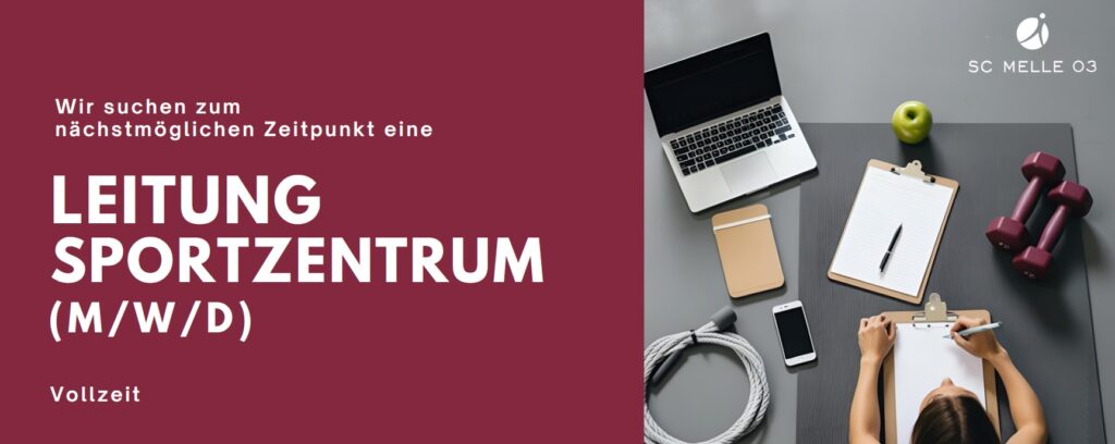 SC Melle sucht Leitung für Sportzentrum