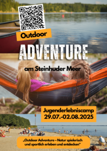 Jugenderlebniscamp am Steinhuder Meer in den Sommerferien – Anmeldung bis 01.07.25