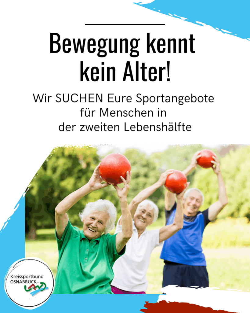 Sport mit Älteren – Wir suchen eure Praxisbeispiele