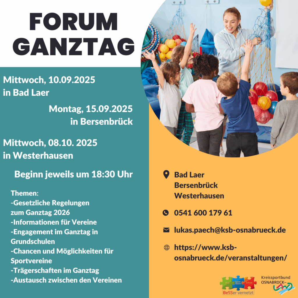 Erstes Forum Ganztag für Vereine im Landkreis Osnabrück