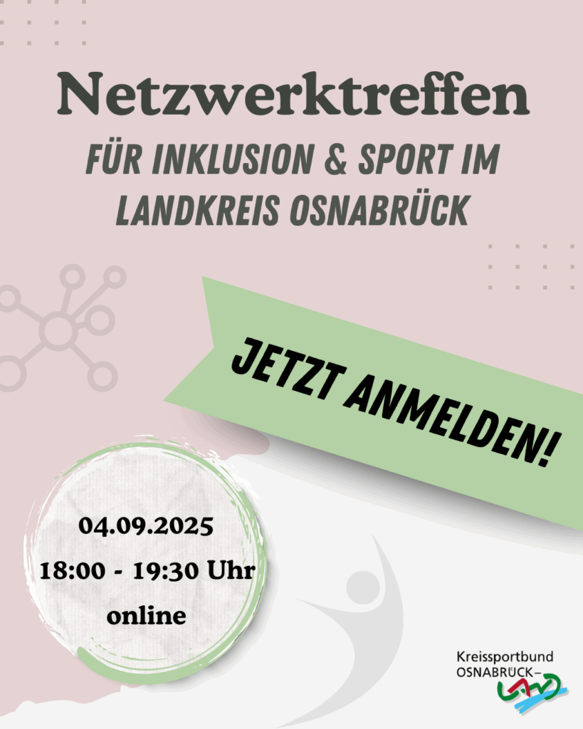 Netzwerktreffen Inklusion & Sport am 04.09.25