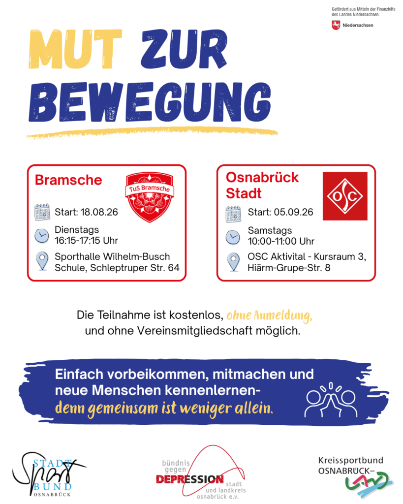 Mut zur Bewegung: Trau dich und komm vorbei!
