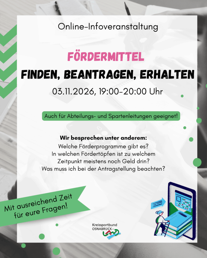 Infoveranstaltung zur Fördermittelsuche und -beantragung